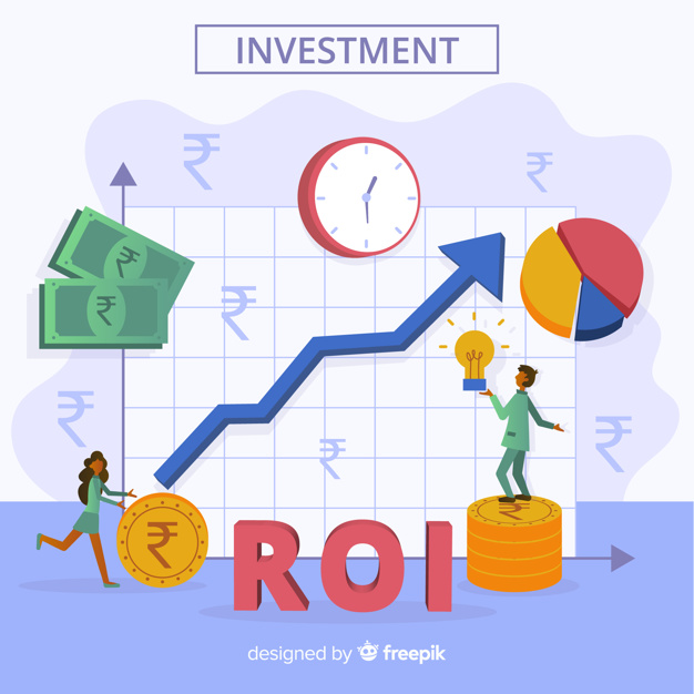 ROI de investimentos em treinamento e capacitação.