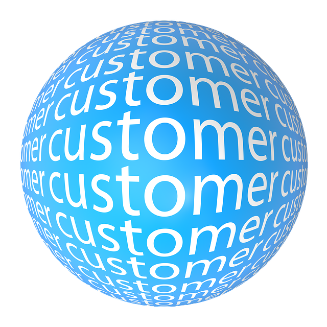 Imagem esfera com a palavra "Customer" ao centro. Eficiência operacional do varejo