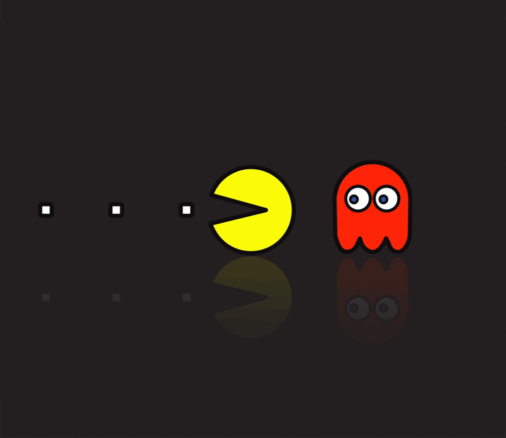 Gamefication Help desk. Pac man.