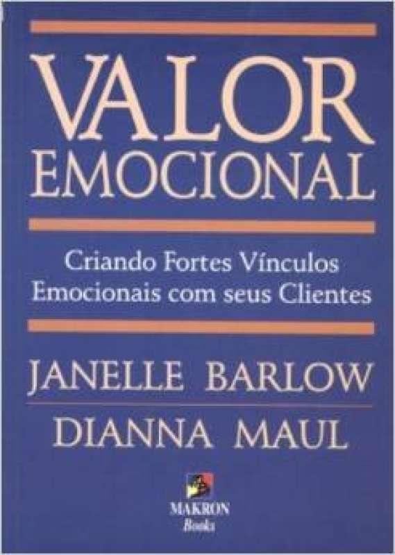 Livro valor emocional. Livros sobre atendimento ao cliente.