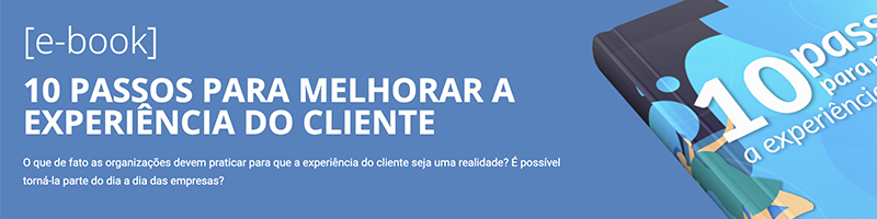 Banner ebook 10 passos para melhorar a experiência do cliente.