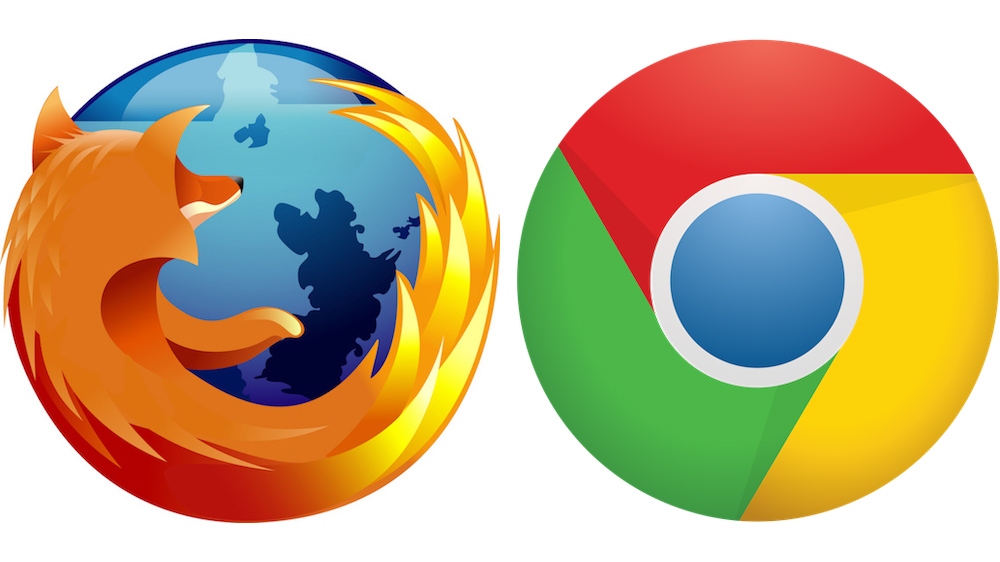 Firefox e Chrome.