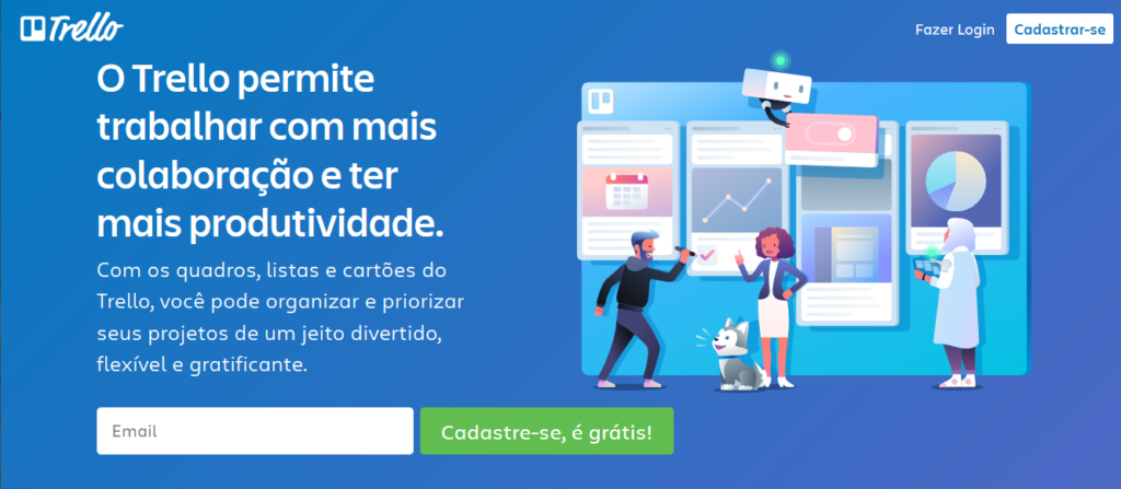 Trello. aplicativos de produtividade para o ano novo ser melhor.