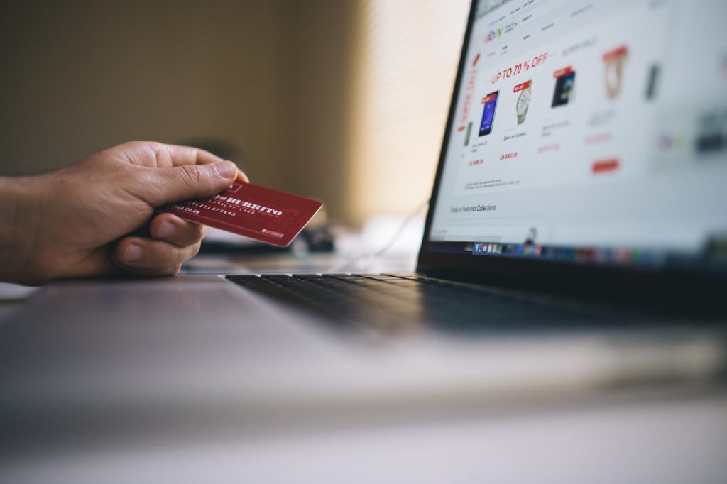 Cartão de crédito Ecommerce.