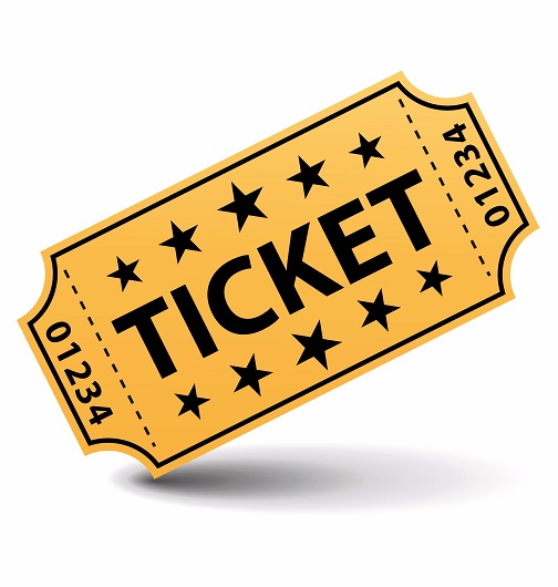 Imagem figurativa ticket de entrada. Post sistema de gerenciamento de tickets.