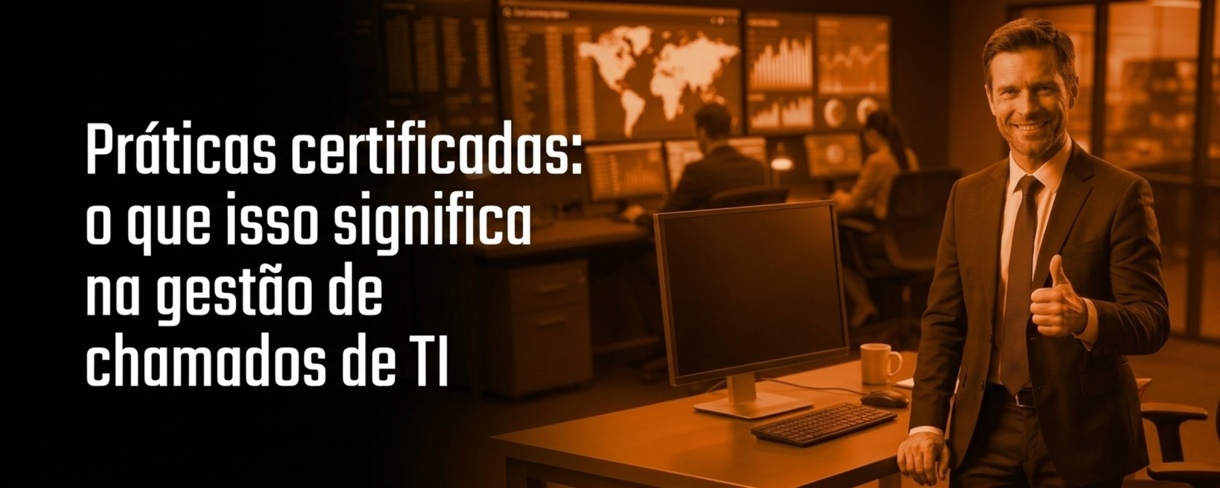 Banner - Práticas certificadas o que isso significa na gestão de chamados de TI